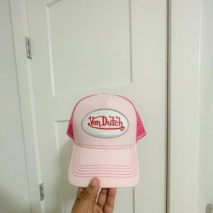Genuine pink Von Dutch cap
